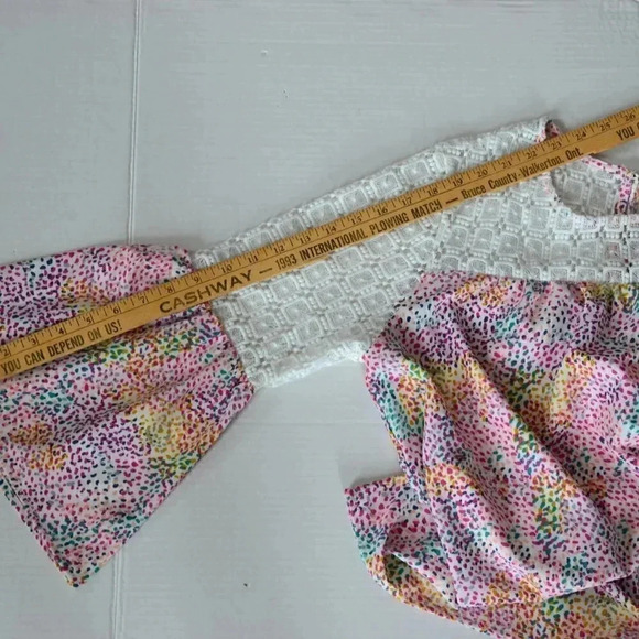 Michelle McDowell  Polka Dot Lace Top - Picture 10 of 12